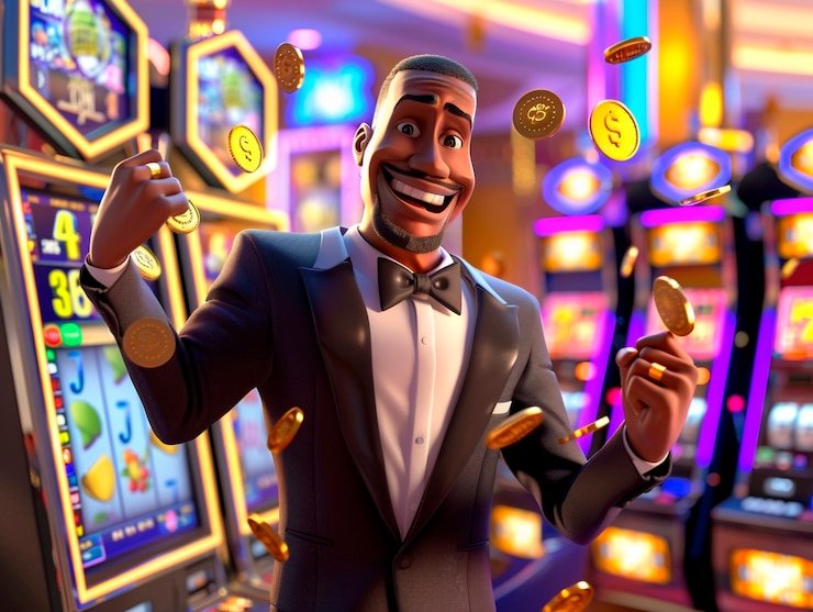 Antarmuka permainan Prediksi Angka di jp slot dengan panel prediksi dan gulungan slot